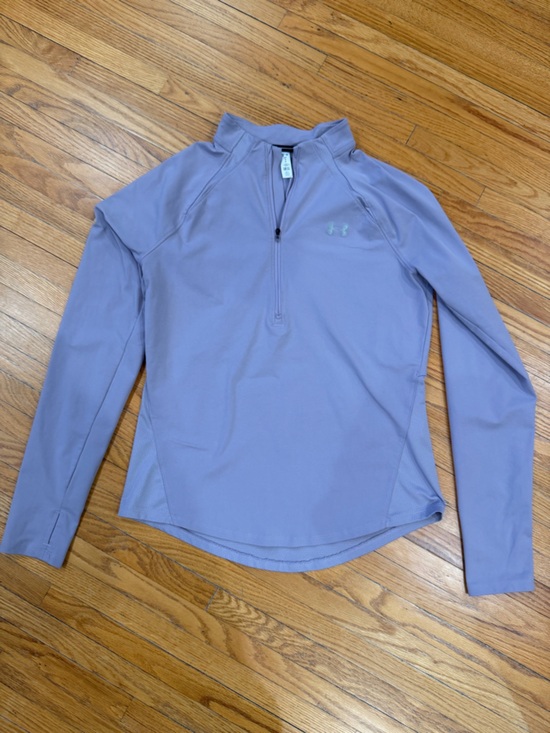 Under Armour Tops - Under Armour Lavender Quarter-Zip Performance Pullover